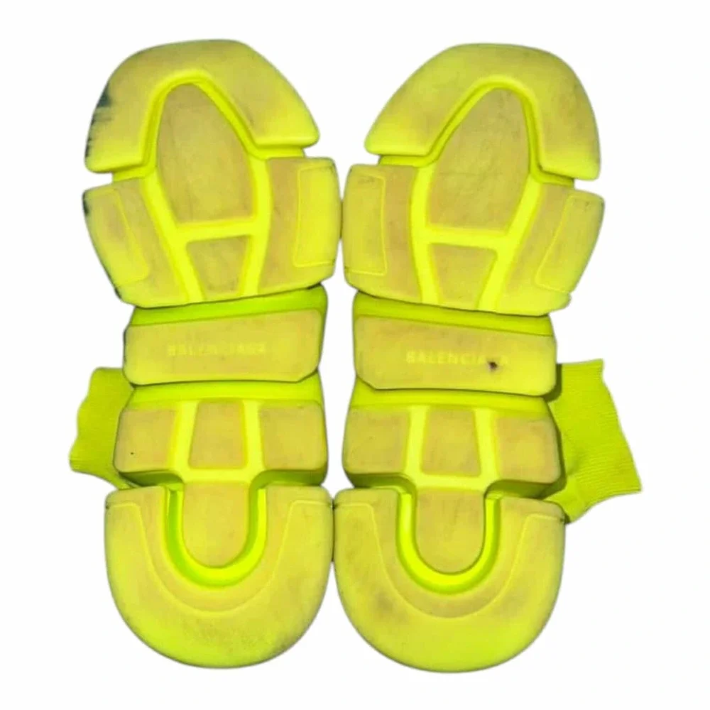 Balenciaga Speed 2.0 LT Sock Yellow Neon Knit Stretch High Top Sneakers Size 11 - Picture 9 of 9